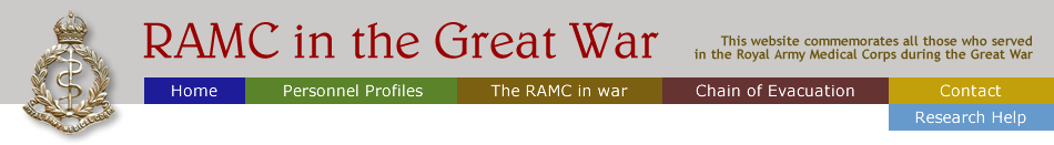 RAMC - Royal Army Medical Corps