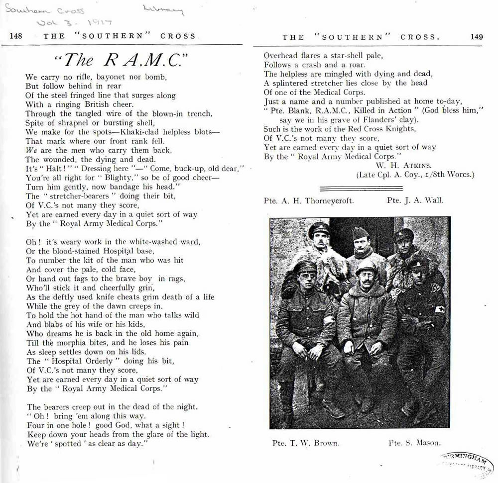 RAMC Poem